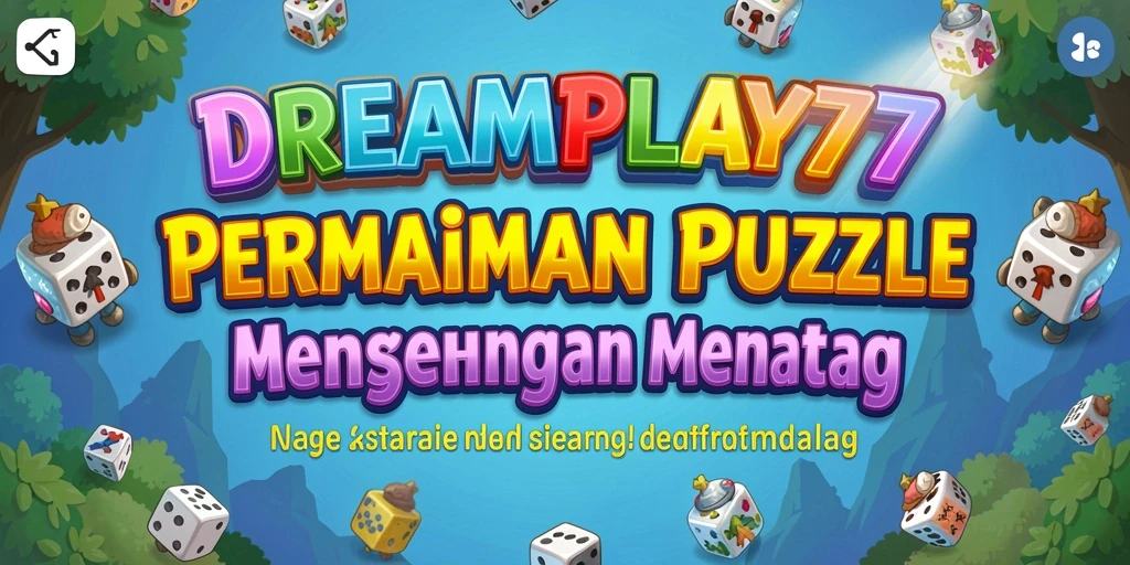 Screenshot utama DREAMPLAY77 menampilkan gameplay Puzzle yang menyenangkan.