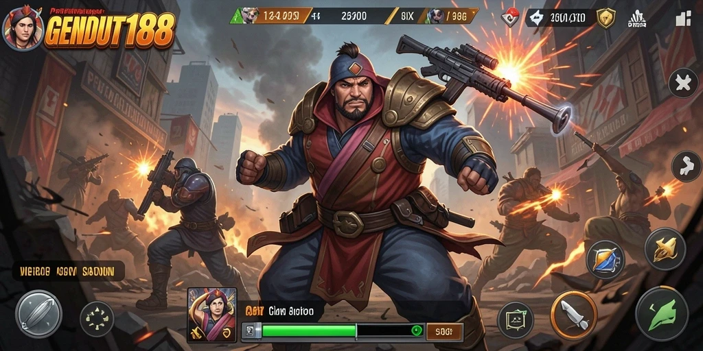 Pengalaman gameplay action yang mendebarkan di GENDUT188.