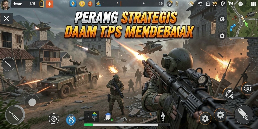 Tampilan gameplay menegangkan di HARAPJP dengan aksi intens.