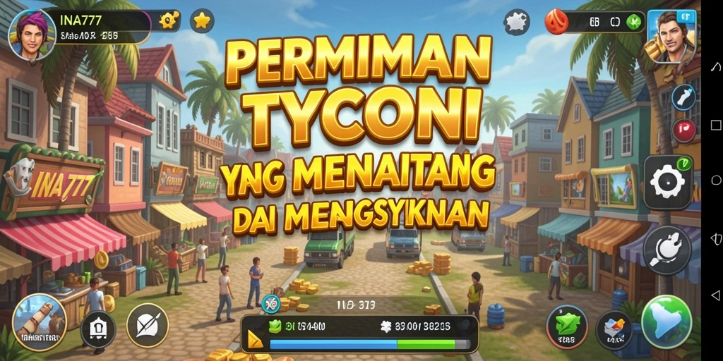 Tampilan gameplay yang mengasyikkan dan penuh strategi dalam INA777.