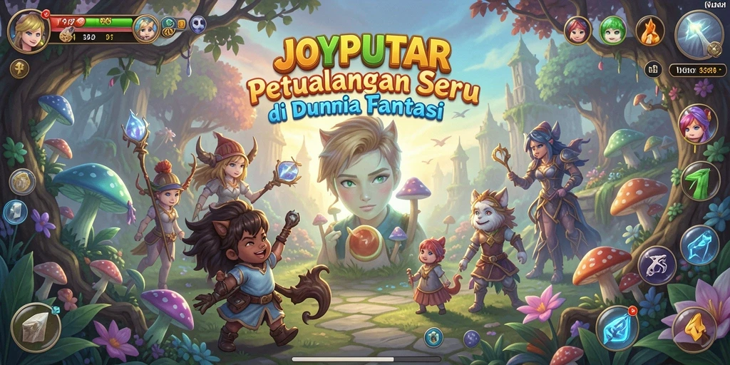 Tangkapan layar gameplay JOYPUTAR menampilkan aksi petualangan yang seru dan menantang.