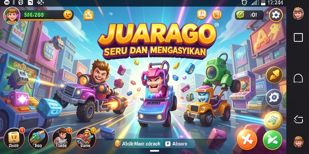 Screenshot JUARAGO yang menampilkan momen seru dalam permainan Arcade.