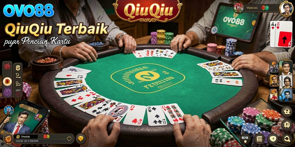 Tampilan gameplay menarik dari OVO88 yang penuh aksi QiuQiu.