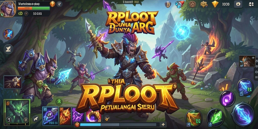 Tangkapan layar gameplay petualangan mendebarkan di RPLOOT.