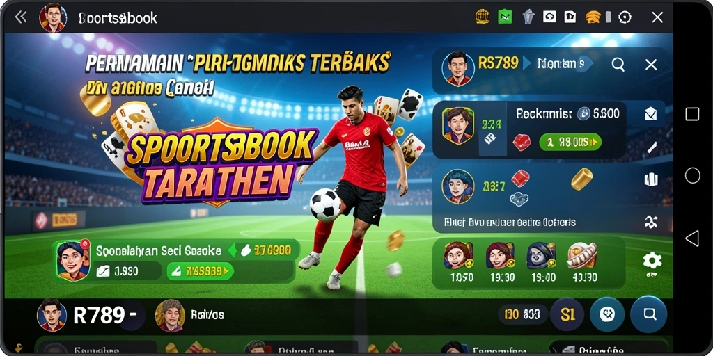 Tampilan gameplay Sportsbook RR789 yang menarik dengan berbagai pilihan taruhan.