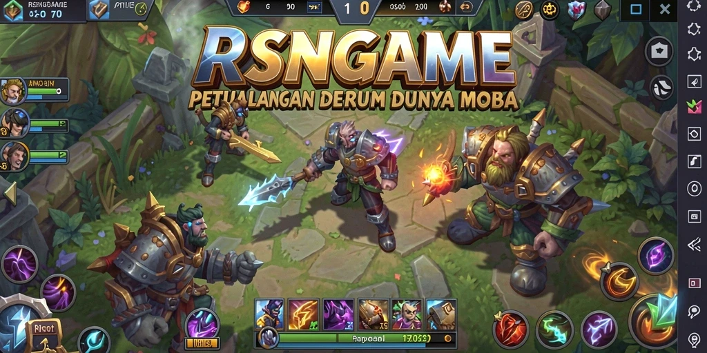 Screenshot gameplay RSNGAME yang menarik dan intens.